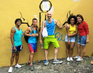 Part of the cast in Salvador